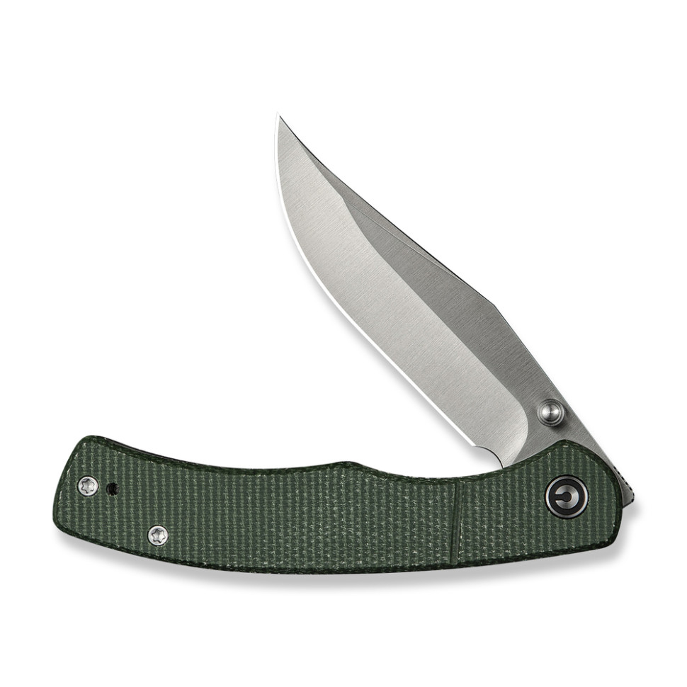 Ніж складаний кишеньковий Civivi Clingman, (7.6 см) Nitro-V / Micarta темно-зелений