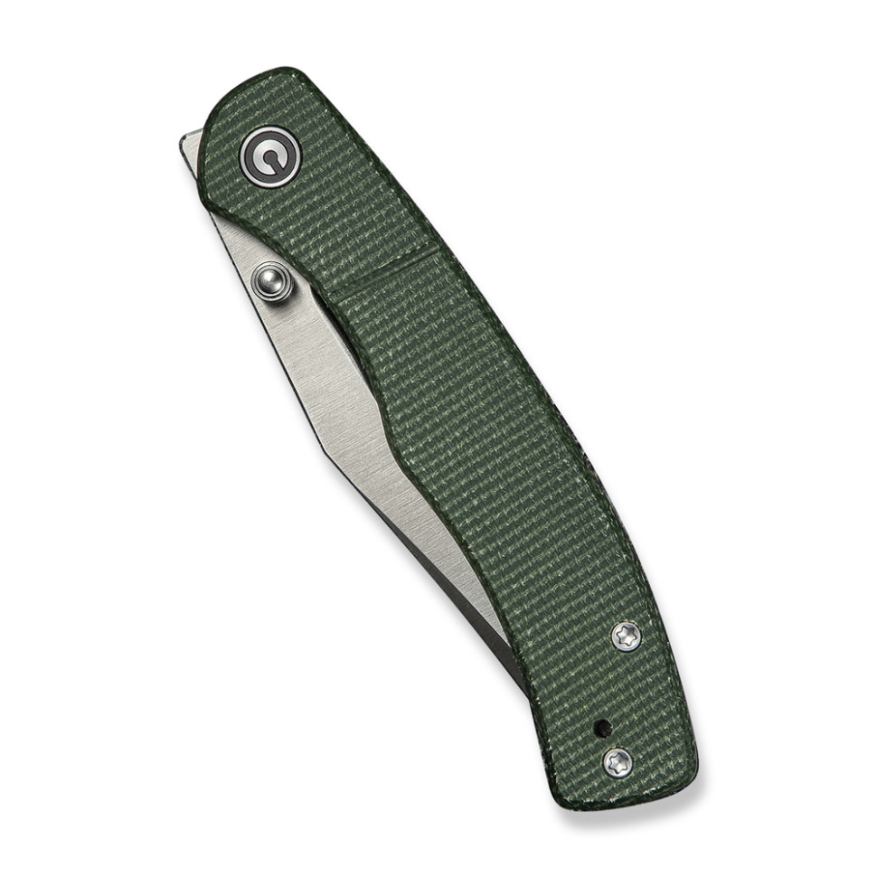 Ніж складаний кишеньковий Civivi Clingman, (7.6 см) Nitro-V / Micarta темно-зелений