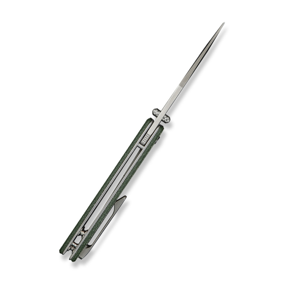 Ніж складаний кишеньковий Civivi Clingman, (7.6 см) Nitro-V / Micarta темно-зелений