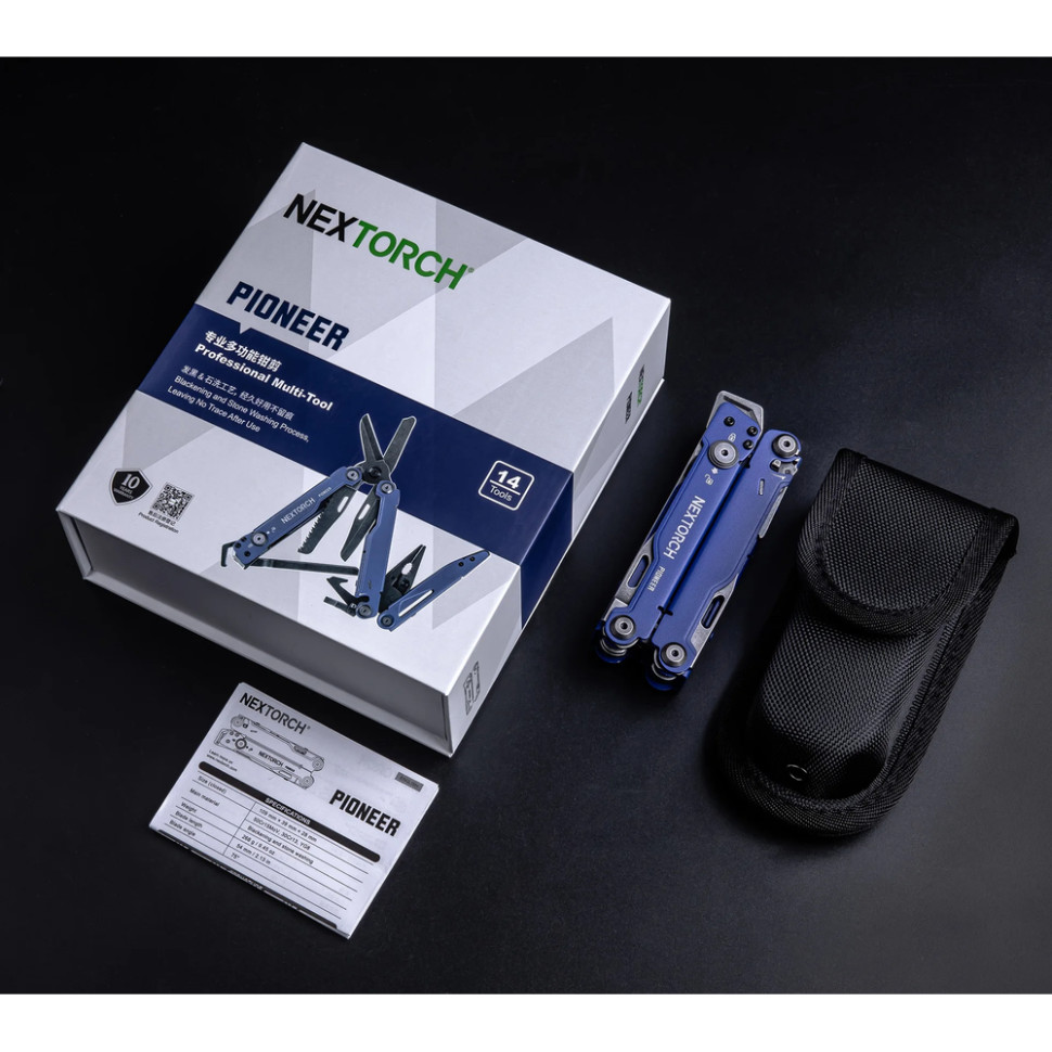 Мультитул Nextorch Pioneer MT20, синій