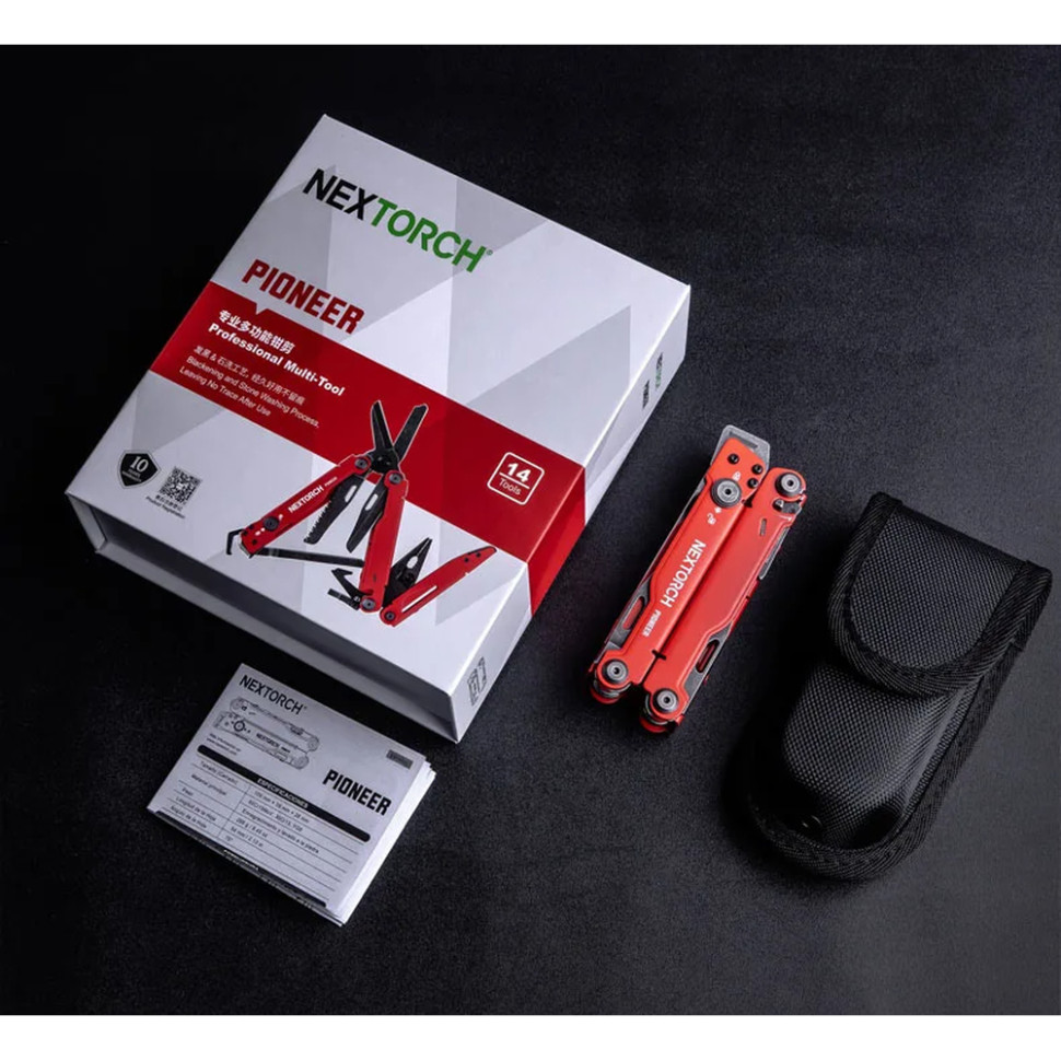 Мультитул Nextorch Pioneer MT20, червоний