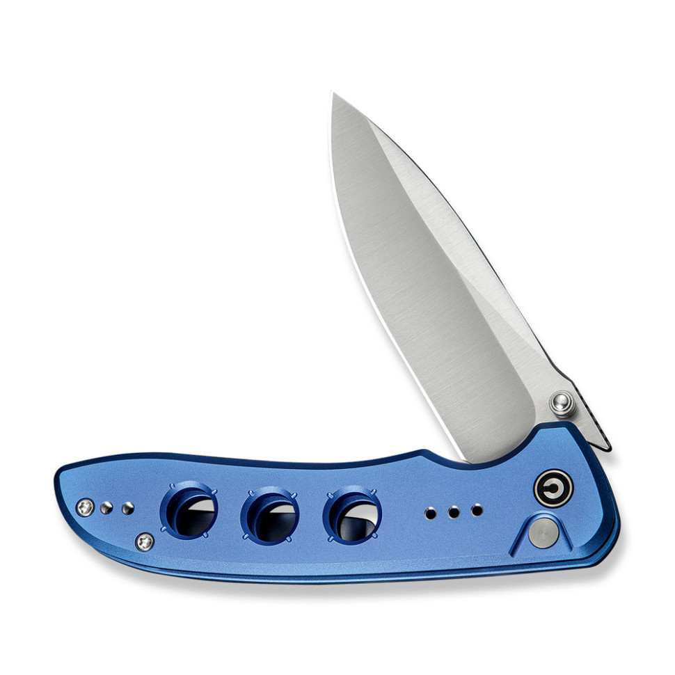Ніж складаний туристичний Civivi Hyperpulse, (8.9 см) 14C28N / Aluminum синій