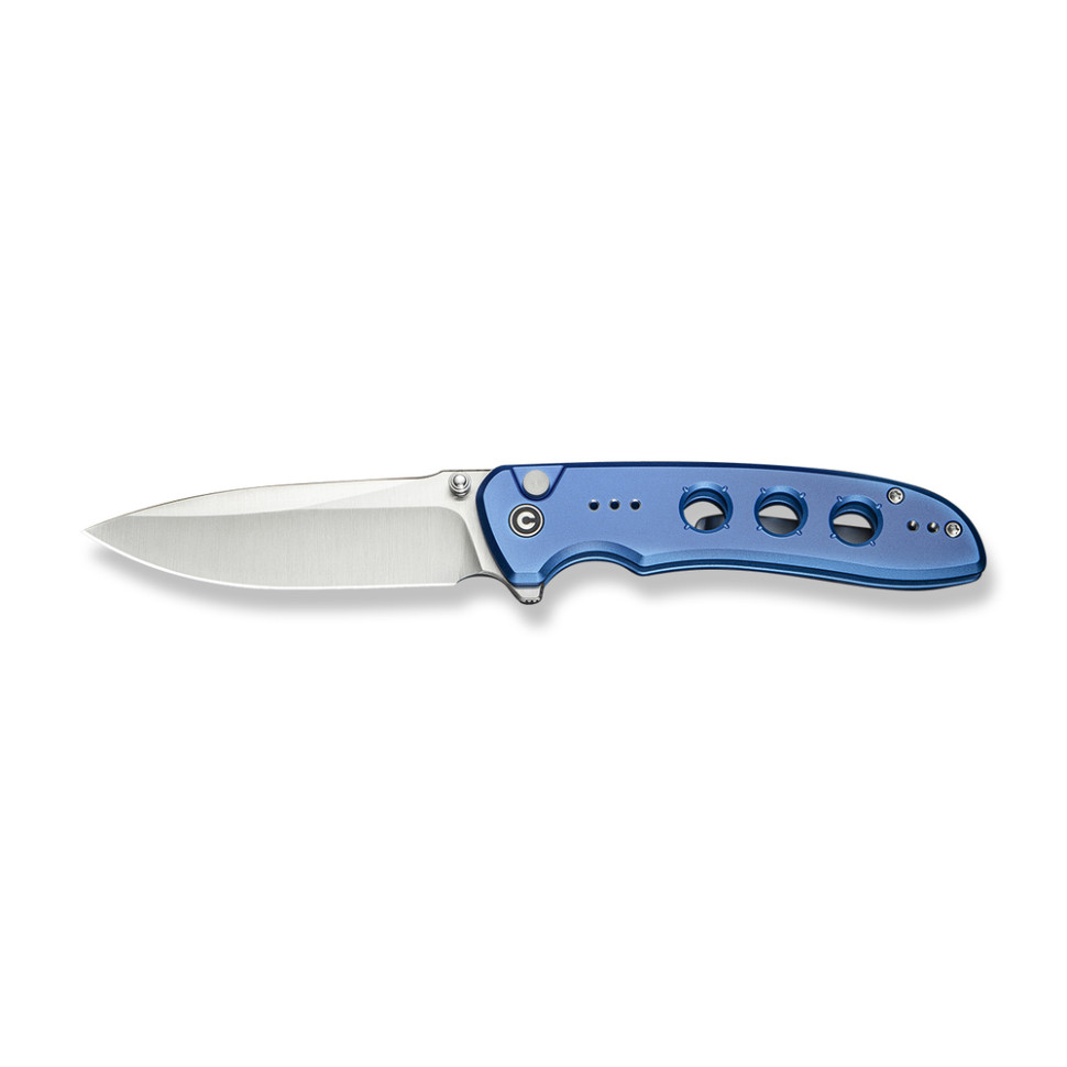 Ніж складаний туристичний Civivi Hyperpulse, (8.9 см) 14C28N / Aluminum синій