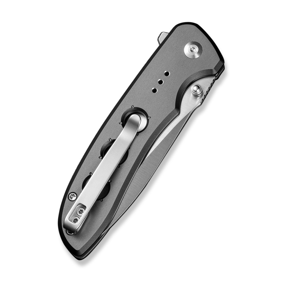 Ніж складаний туристичний Civivi Hyperpulse, (8.9 см) 14C28N / Aluminum сірий