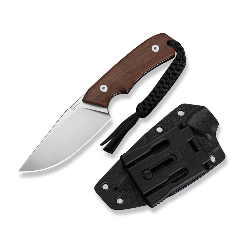 Ніж фіксований тактичний Civivi Gander, (9.2 см) 14C28N / Guibourtia Wood