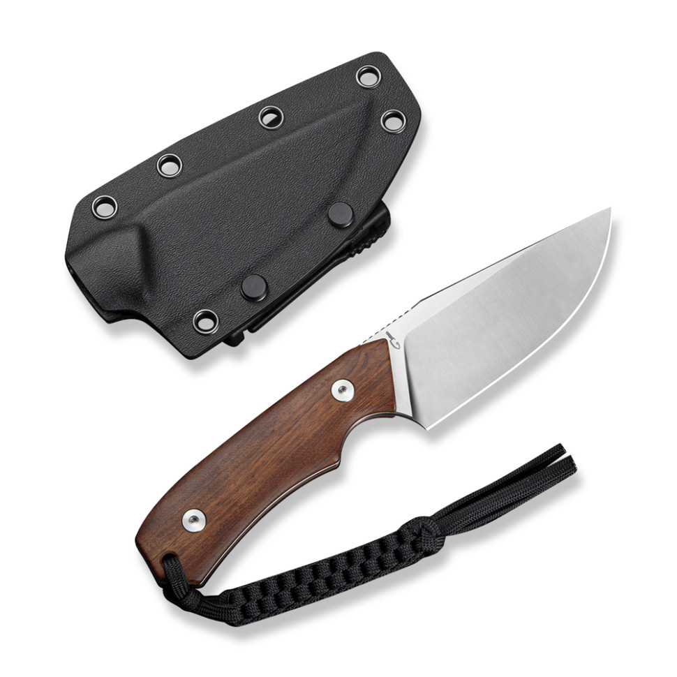 Ніж фіксований тактичний Civivi Gander, (9.2 см) 14C28N / Guibourtia Wood
