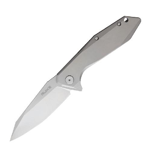 Ніж складаний туристичний Ruike P135-SF, (9.2 см) 14C28N / steel 420 сірий