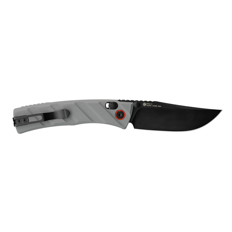 Ніж складаний кишеньковий Ruike P856-K, (7.9 см) 14C28N / G10 сірий