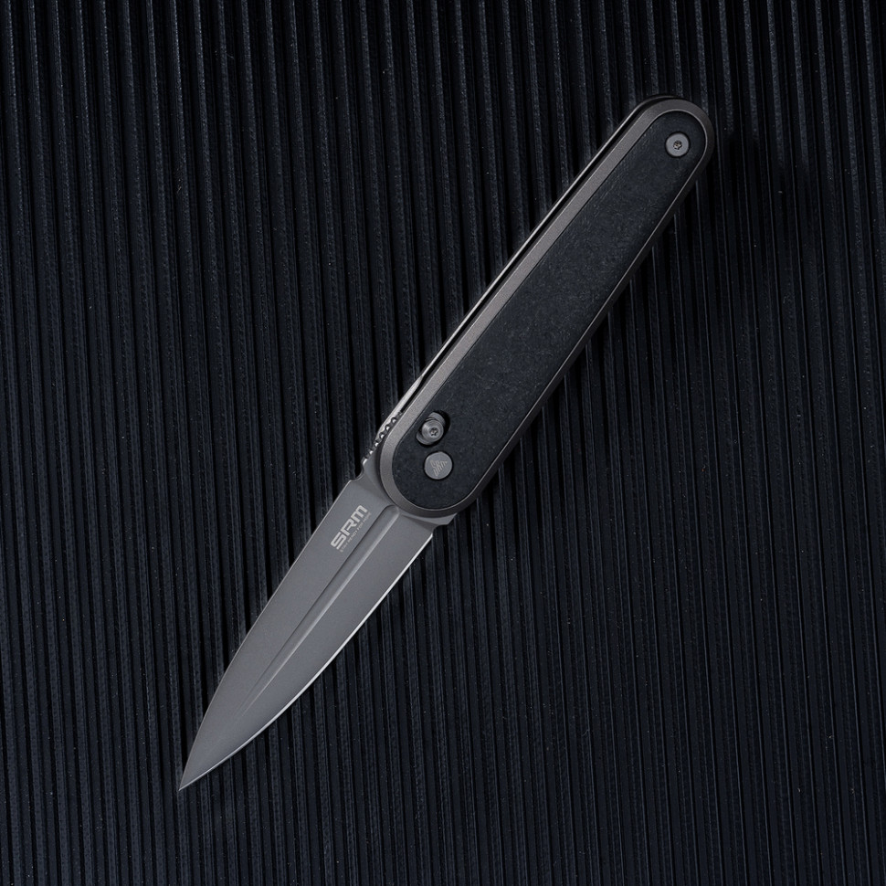 Ніж складаний кишеньковий SRM Twin 251MB-GB (7.6 см) N690 / G10 чорний