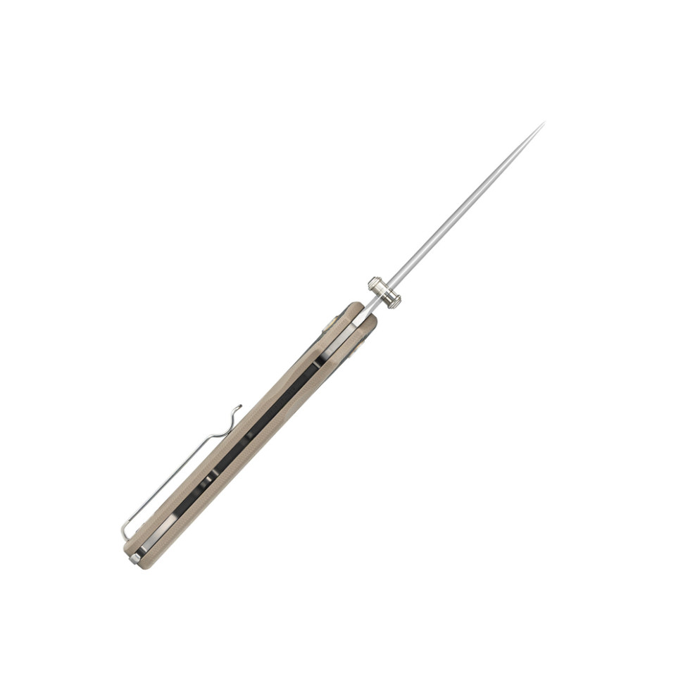 Ніж складаний кишеньковий SRM Dome 106M-GW (7.6 см) 14C28N / G10 пісочний