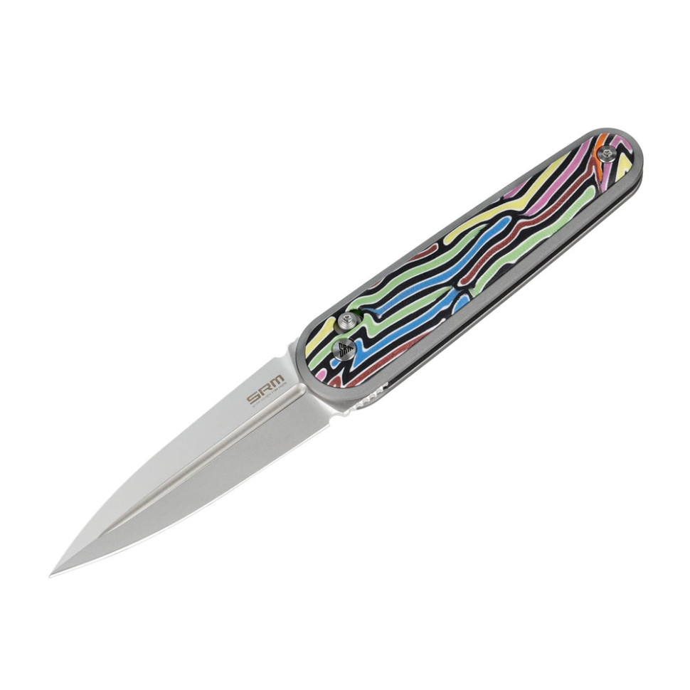Ніж складаний кишеньковий SRM Twin 251MB-GX (7.6 см) N690 / G10 різнобарвний