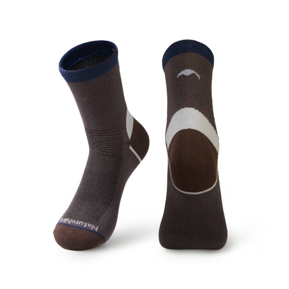 Шкарпетки туристичні високі Naturehike CYY2551FS011, L, темно-сірий