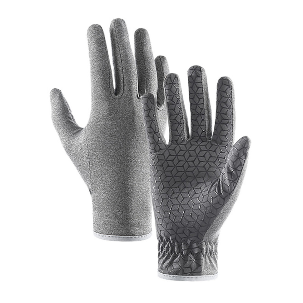 Рукавички туристичні сонцезахисні антиковзкі Naturehike NH21FS035 GL09-T, L, темно-сірий