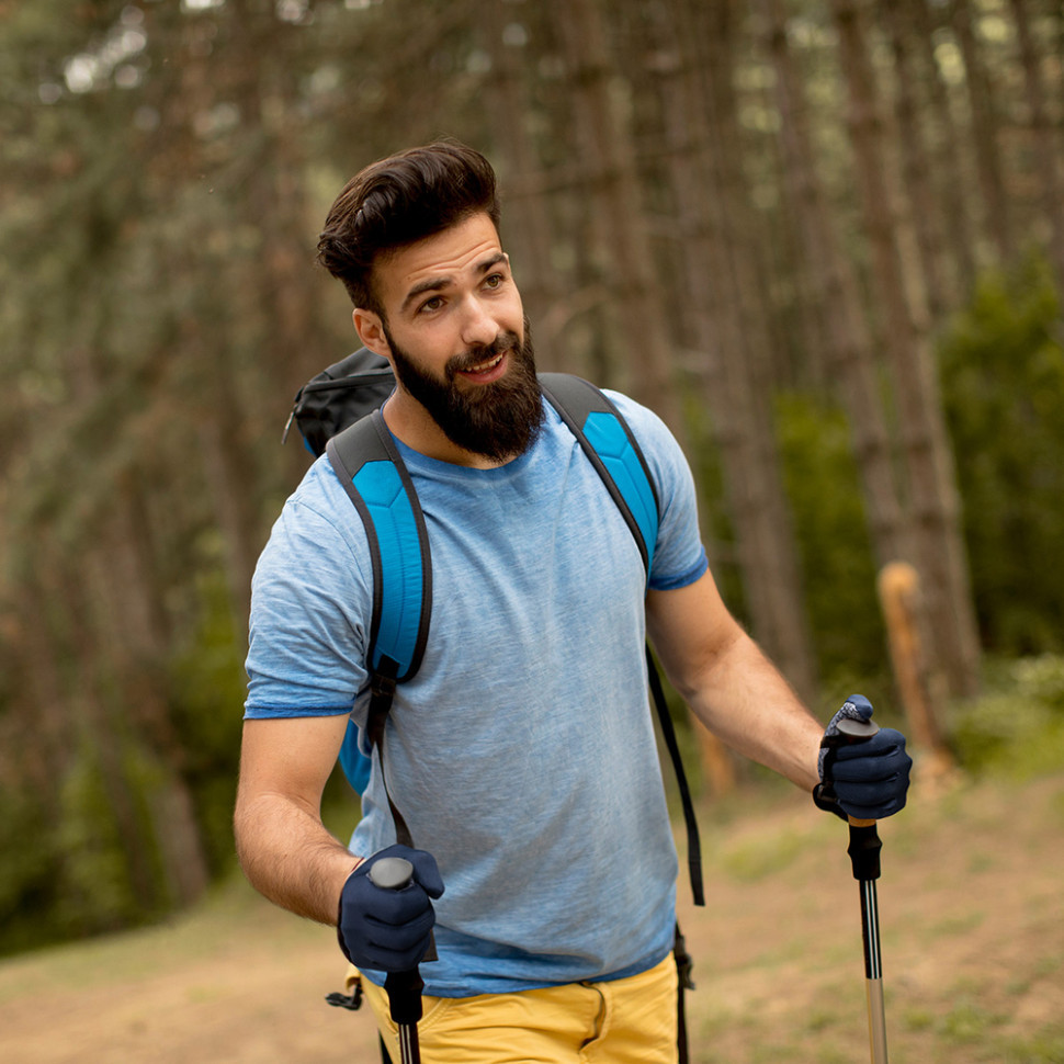Рукавички туристичні сонцезахисні антиковзкі Naturehike NH21FS035 GL09-T, L, темно-сірий