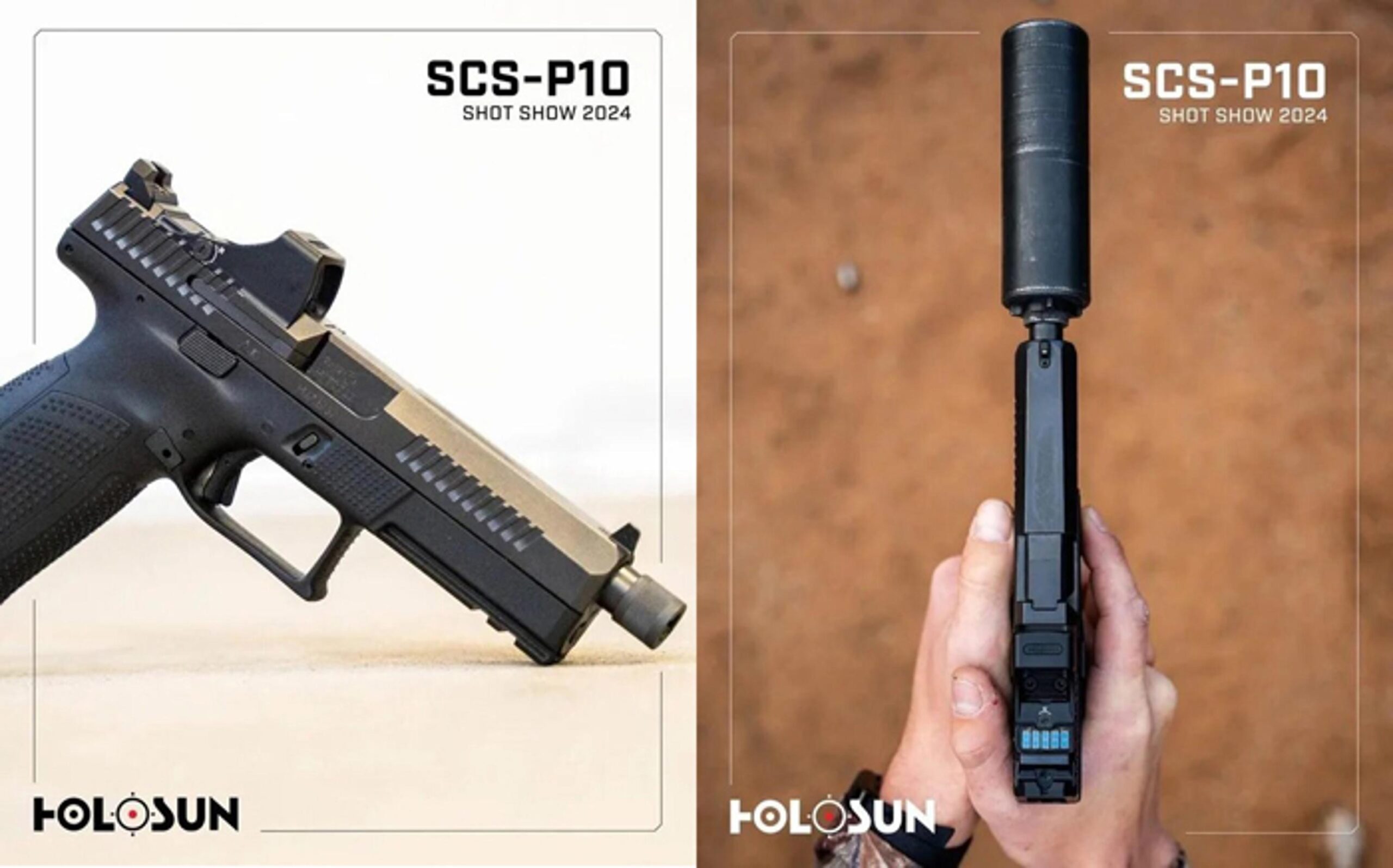 Коліматорний приціл пістолетний Holosun SCS P10 Green Dot Reticle 2 MOA +32 MOA (для CZ P-10)