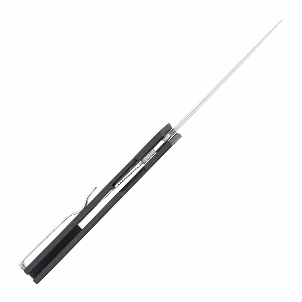 Ніж складаний туристичний SRM Gent 401LC-GB (8.3 см) 10Cr / G10 чорний