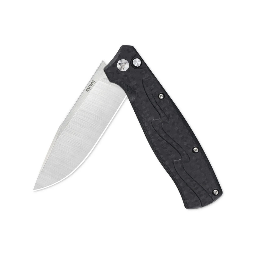 Ніж складаний туристичний SRM 221X-GB (9.2 см) 14C28N / G10 чорний