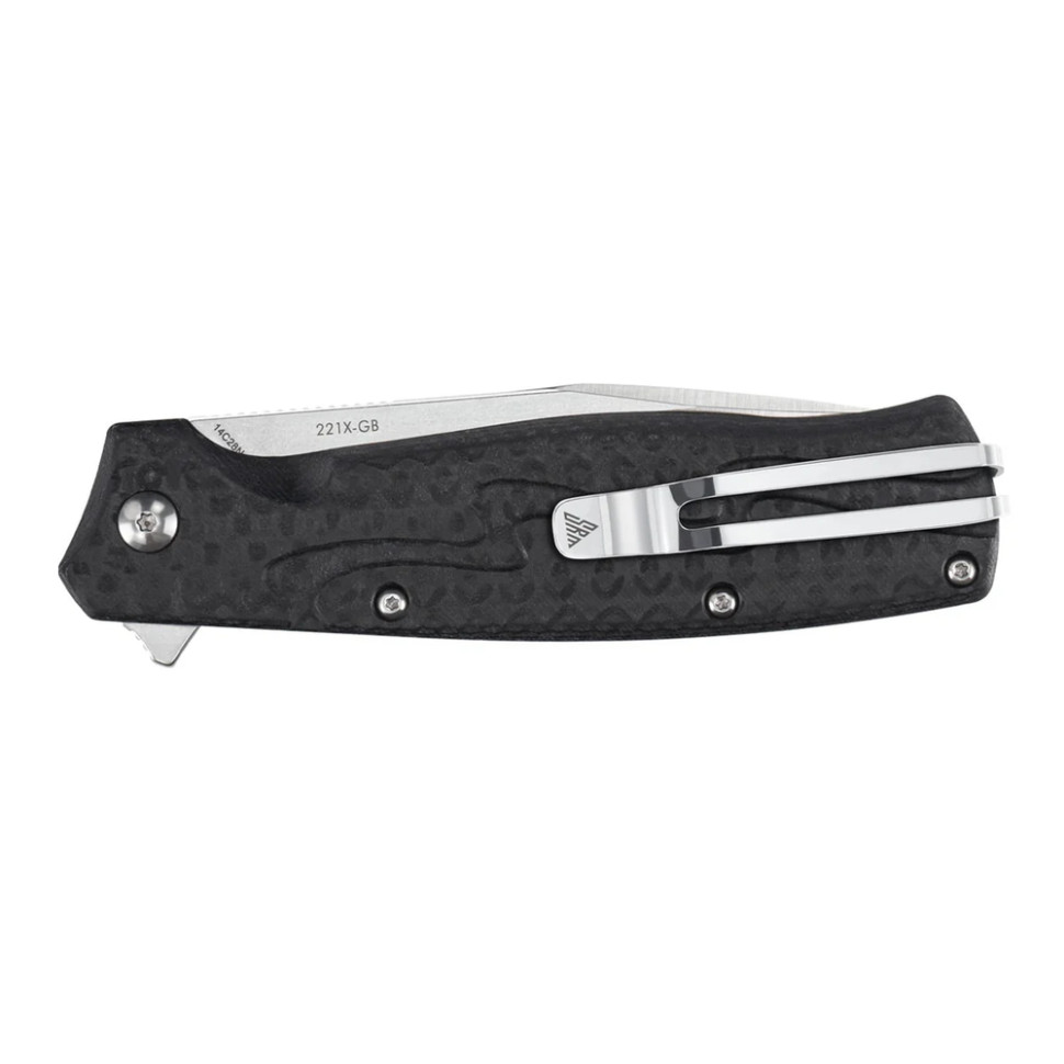 Ніж складаний туристичний SRM 221X-GB (9.2 см) 14C28N / G10 чорний