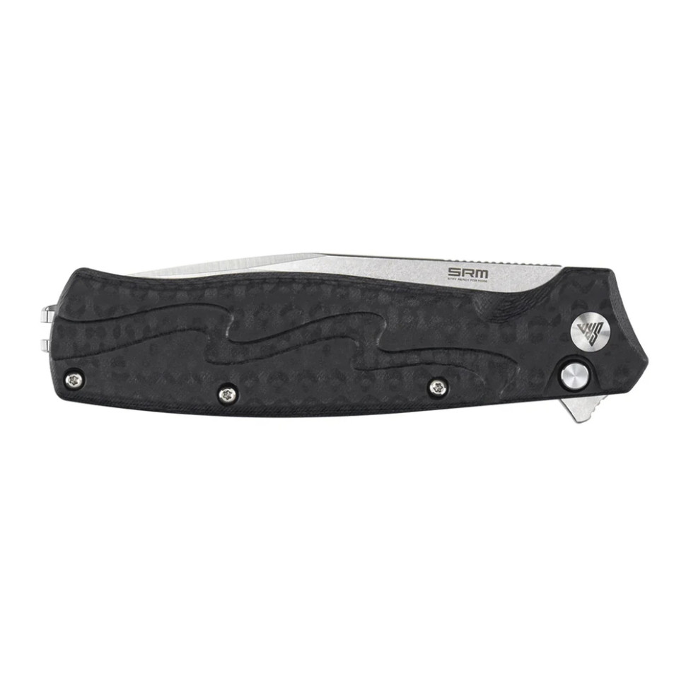 Ніж складаний туристичний SRM 221X-GB (9.2 см) 14C28N / G10 чорний