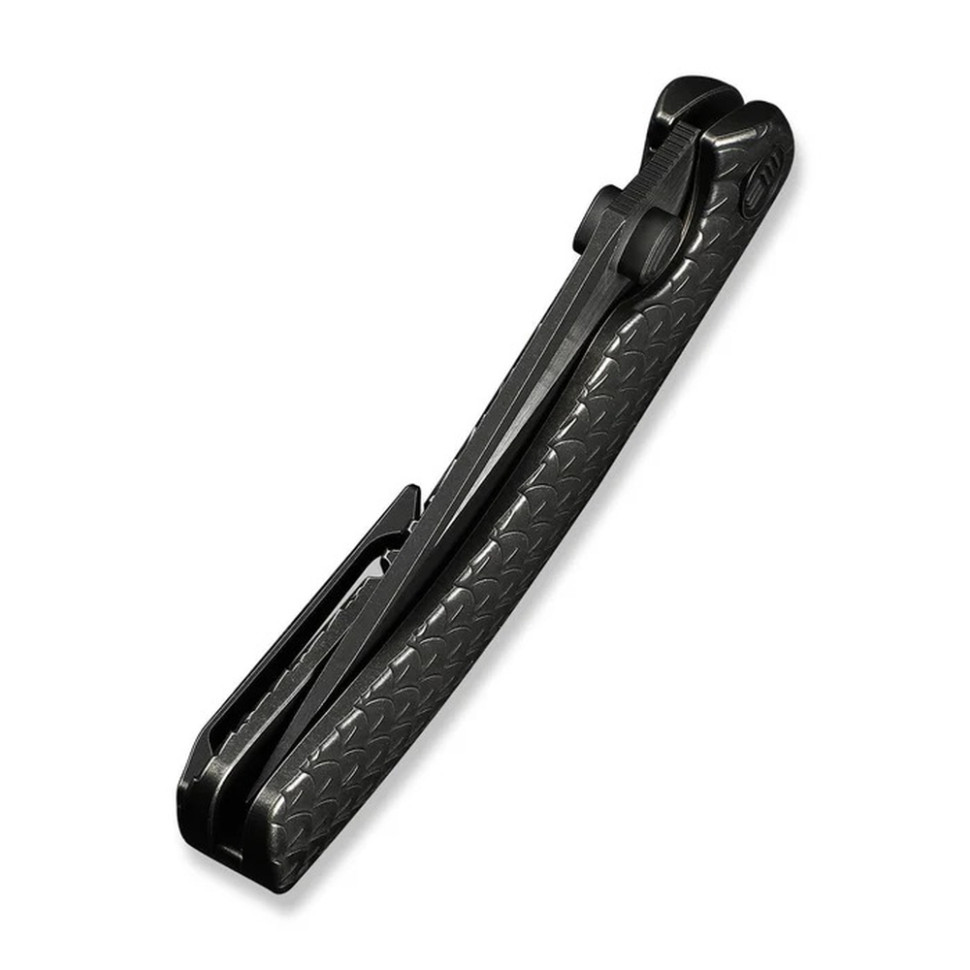 Ніж складаний туристичний Weknife Dracarys, (9.1 см) Böhler M390 / титан 6AL4V чорний