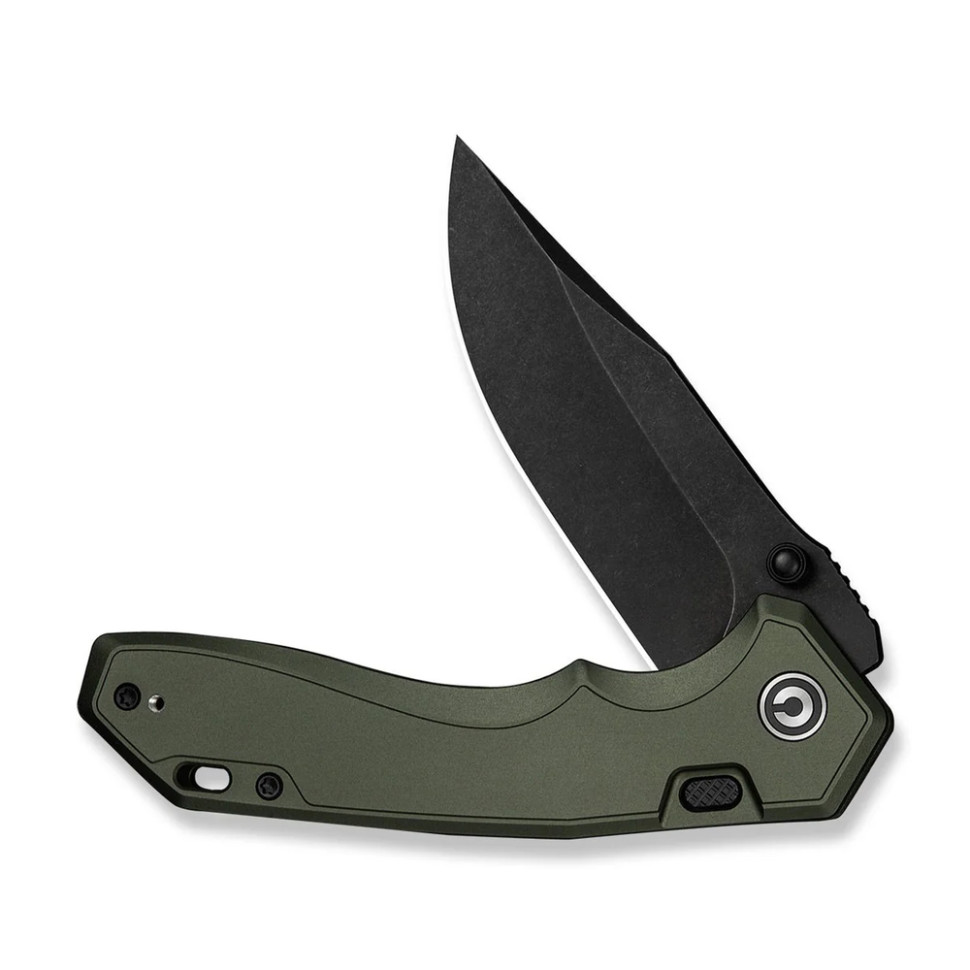 Ніж складаний туристичний Civivi Elite Brova, (8.7 см) CPM S35VN / Aluminum зелений