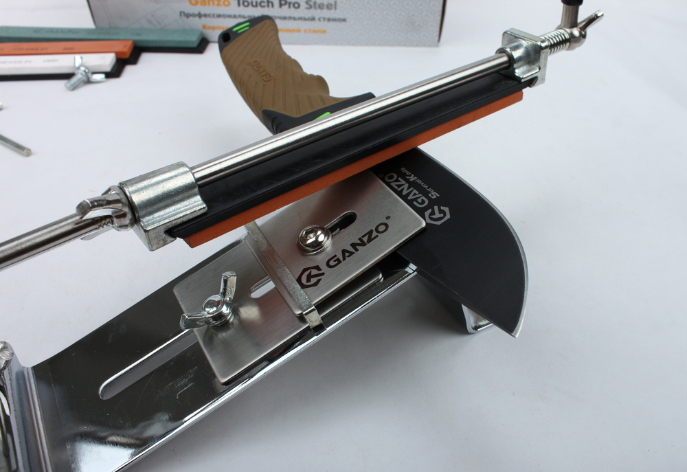 Точилка механічна Ganzo Touch Pro Steel GTPS + 4 алмазних камені
