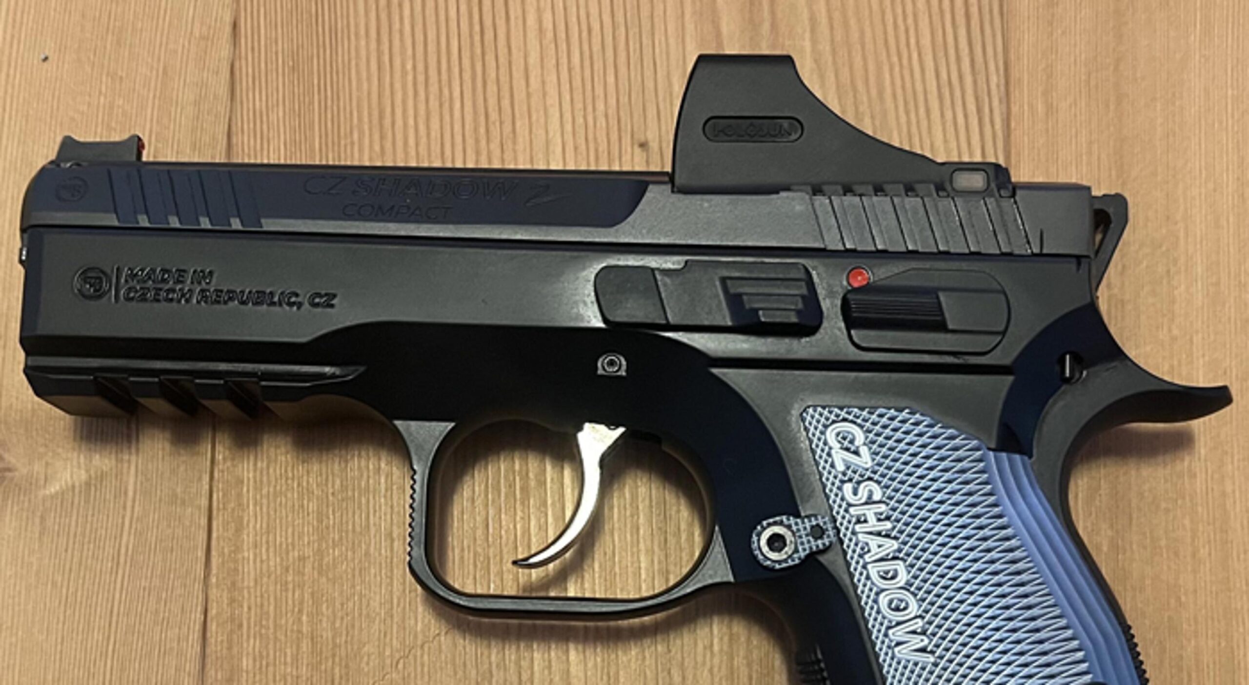 Коліматорний приціл пістолетний Holosun SCS P10 Green Dot Reticle 2 MOA +32 MOA (для CZ P-10)