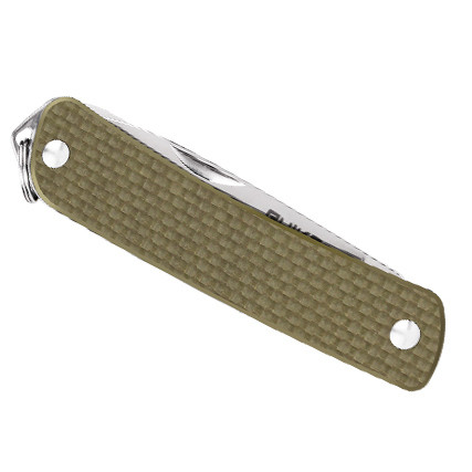 Багатофункціональний ніж Ruike Criterion S31, (5.3 см) 12C27 / G10 зелений, 6 інстр.
