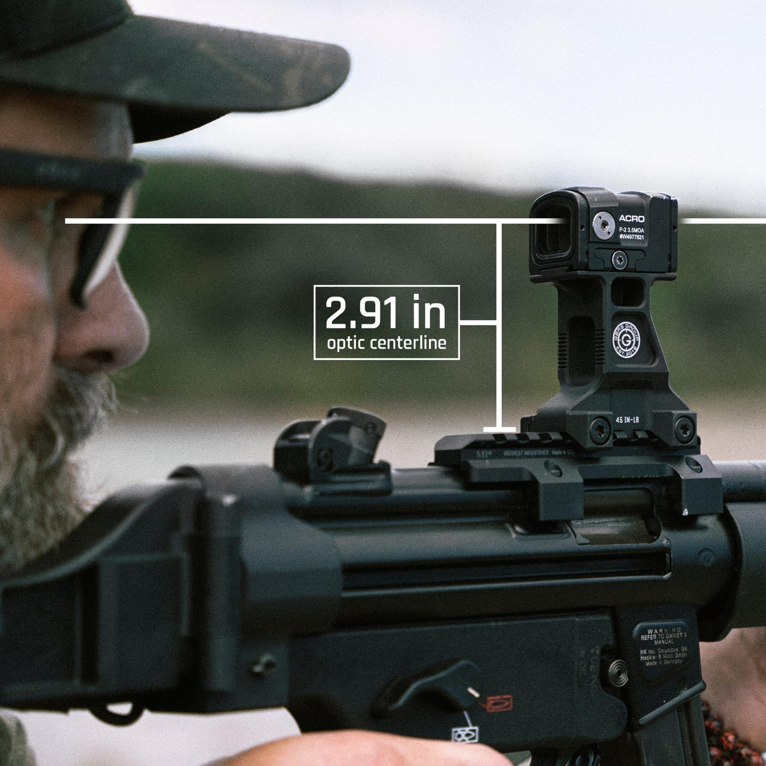 Кріплення GBRS Lerna Aimpoint Acro Mount Kit (BLK)