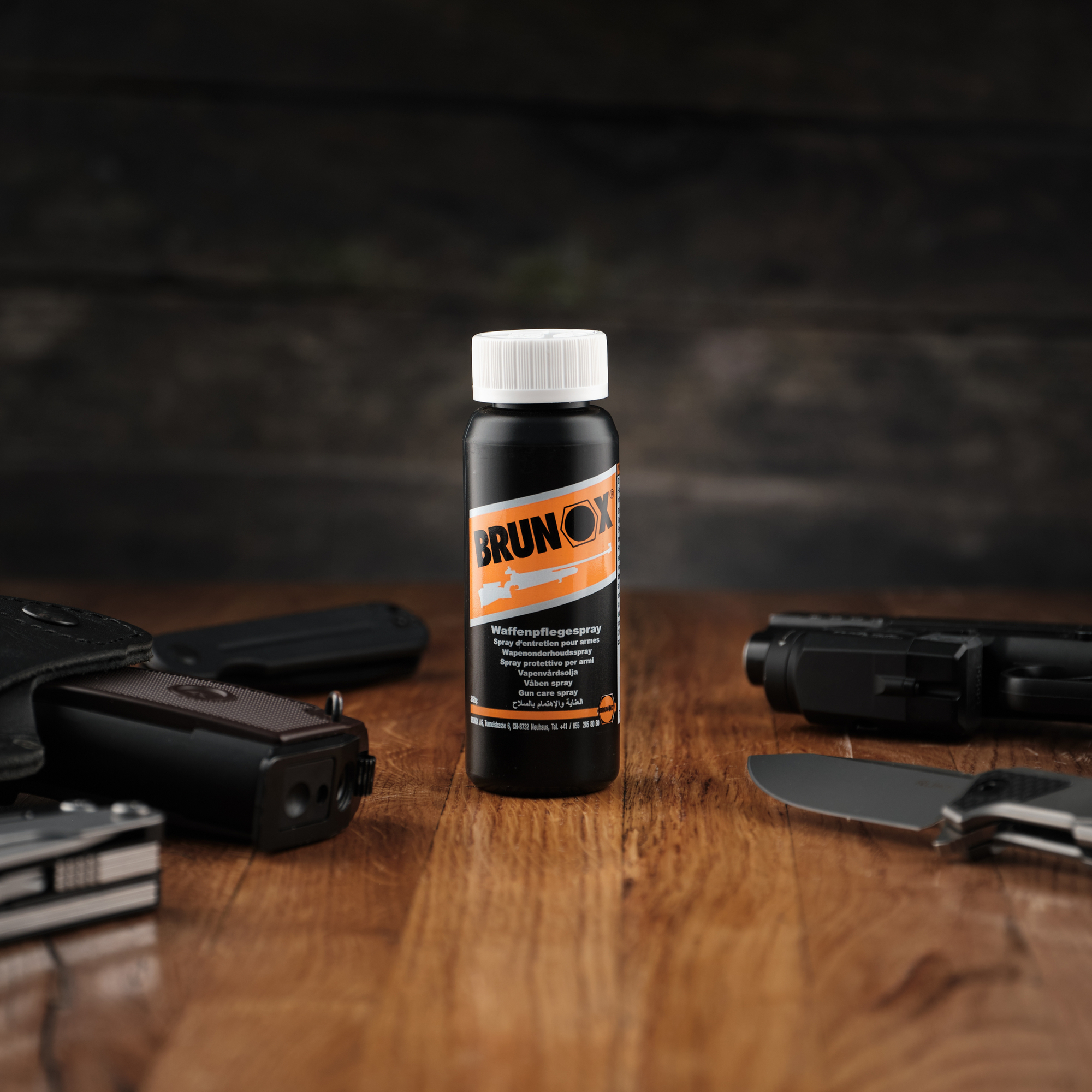 Антикорозійний захист і мастило для зброї, крапельний дозатор Brunox Gun Care 100ml