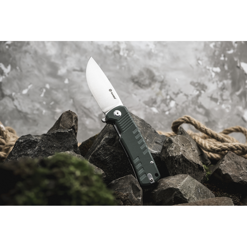 Ніж складаний туристичний Ganzo G769 (9 см) D2 / G10 зелений