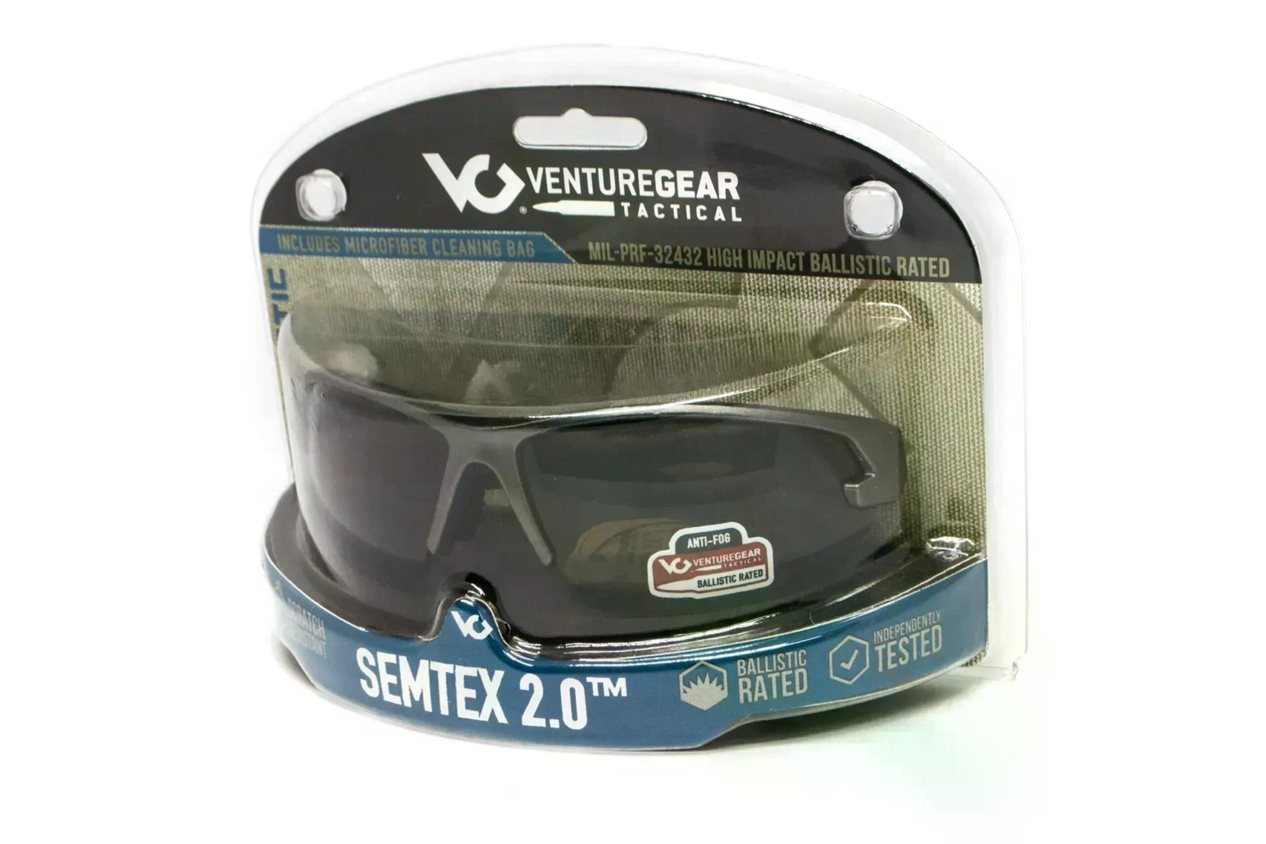 Захисні окуляри Venture Gear Tactical Semtex 2.0 Tan (bronze) Anti-Fog, коричневі в пісочній оправі