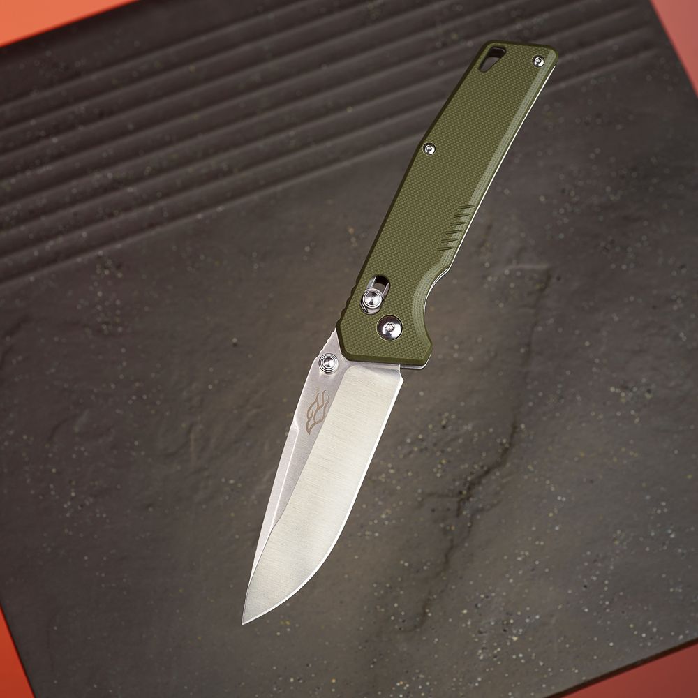 Ніж складаний туристичний Firebird FB7601 (8.7 см) 440С / G10 зелений