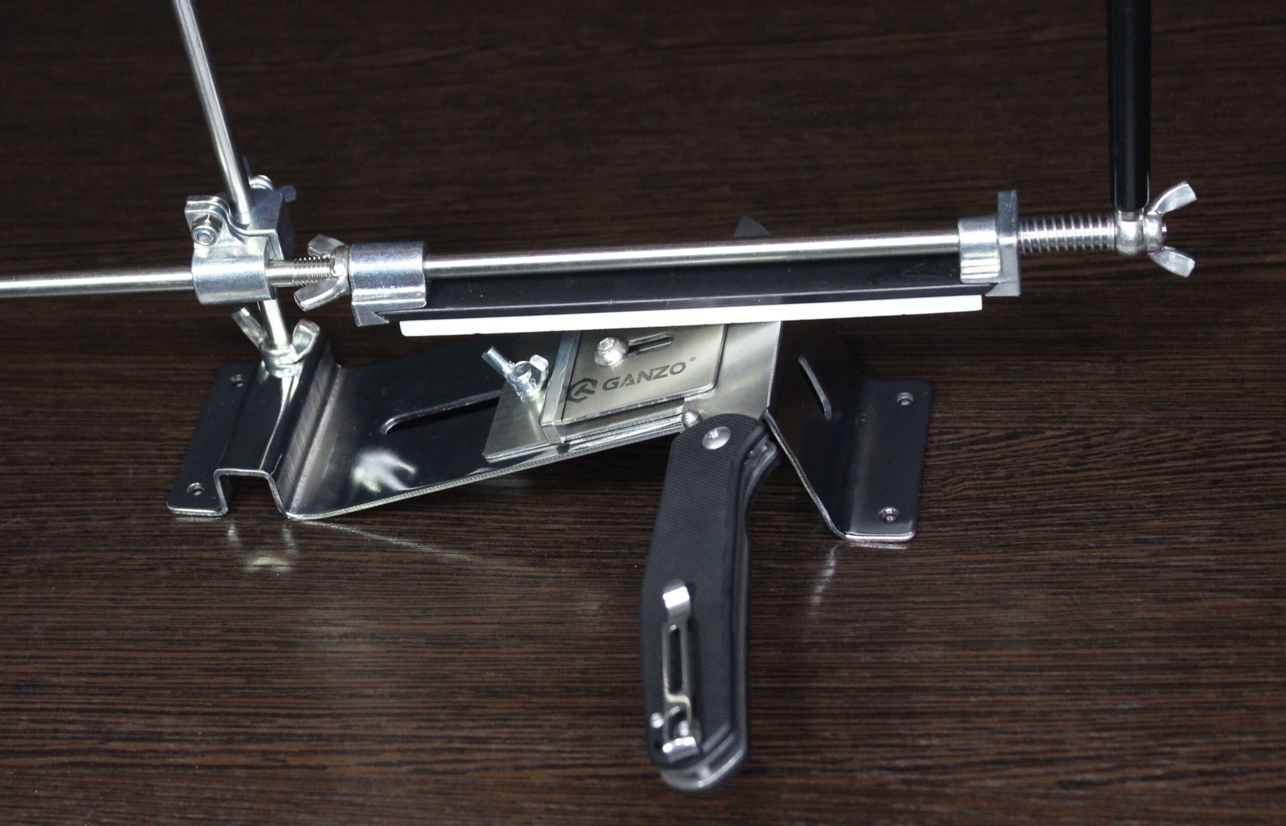 Точилка механічна Ganzo Touch Pro Steel GTPS + 4 алмазних камені
