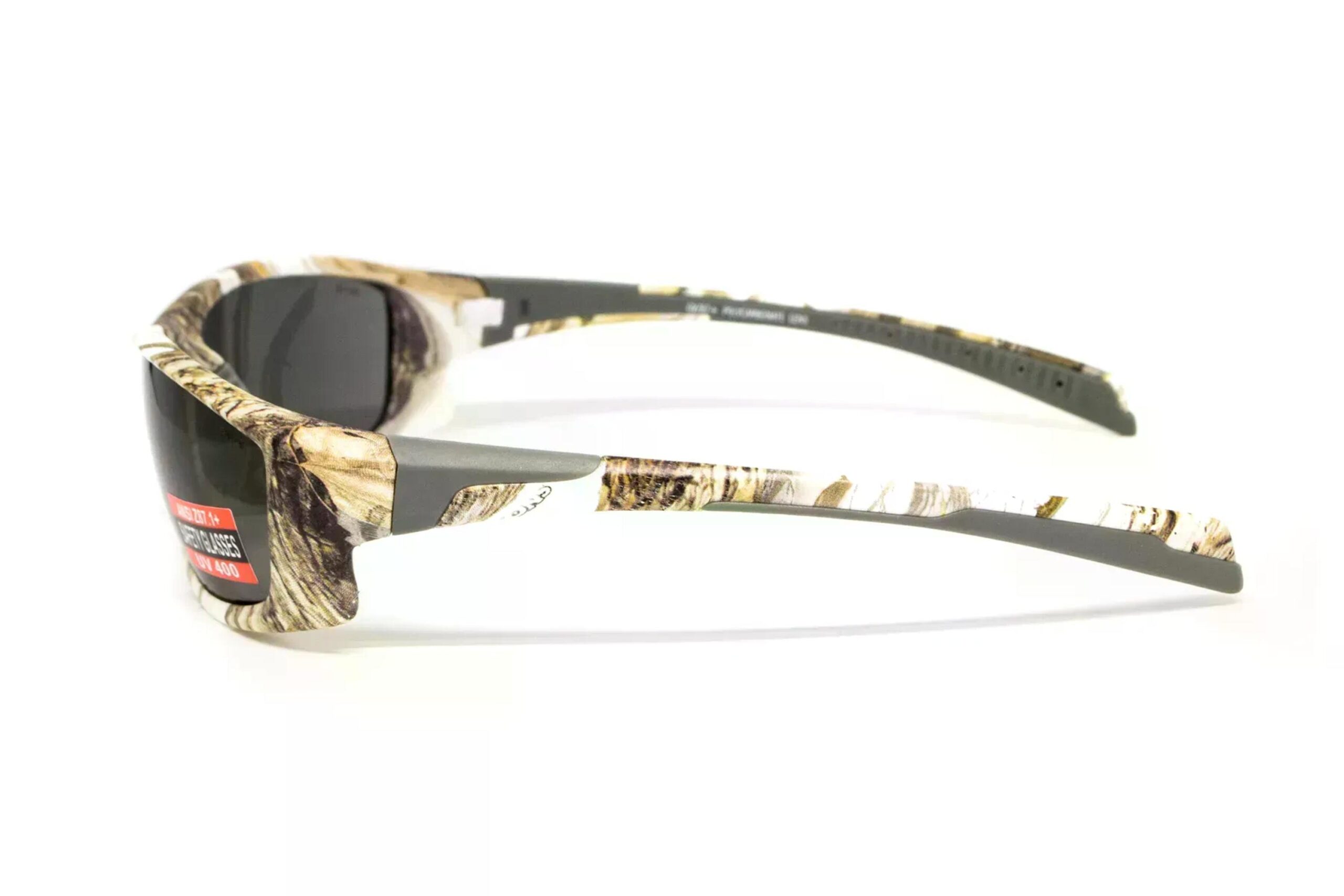 Окуляри захисні Global Vision Hercules-5 White Camo (gray), сірі в камуфльованій оправі