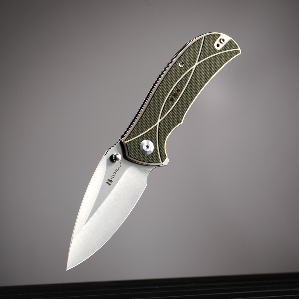 Ніж складаний туристичний Sencut Hyrax, (8.4 см) 9Cr18MoV / G10 сірий