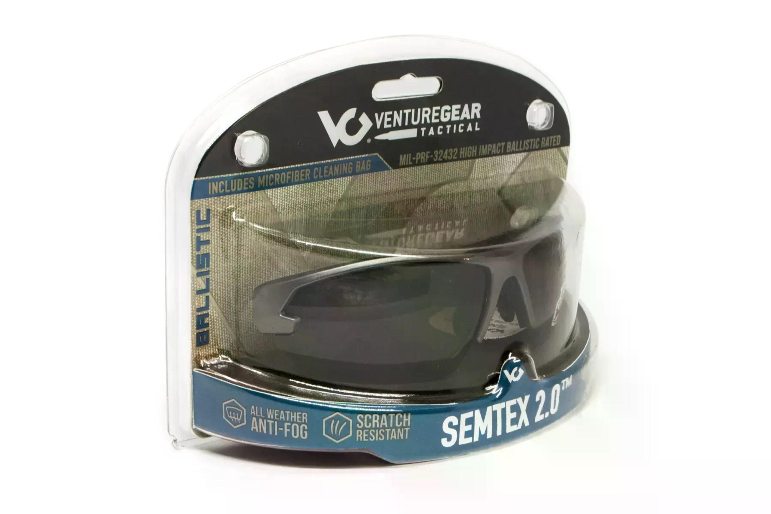 Захисні окуляри Venture Gear Tactical Semtex 2.0 Tan (bronze) Anti-Fog, коричневі в пісочній оправі