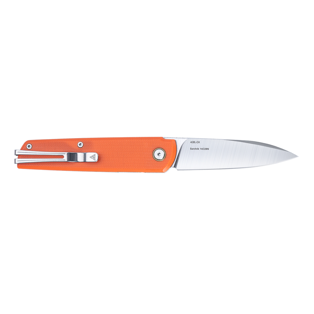 Ніж складаний туристичний SRM 408L-GX (8.2 см) 14C28N / G10 зелений