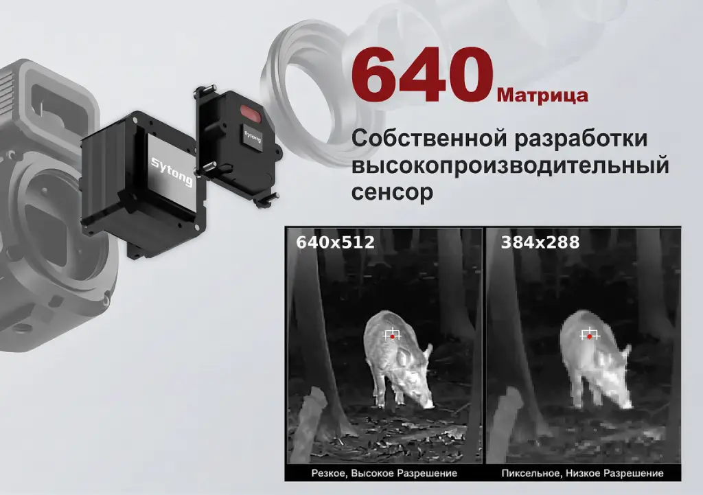 Тепловізійний приціл Sytong AM06-35 LRF з далекоміром Тепловизионный прицел Sytong AM06-35 LRF с дальномером