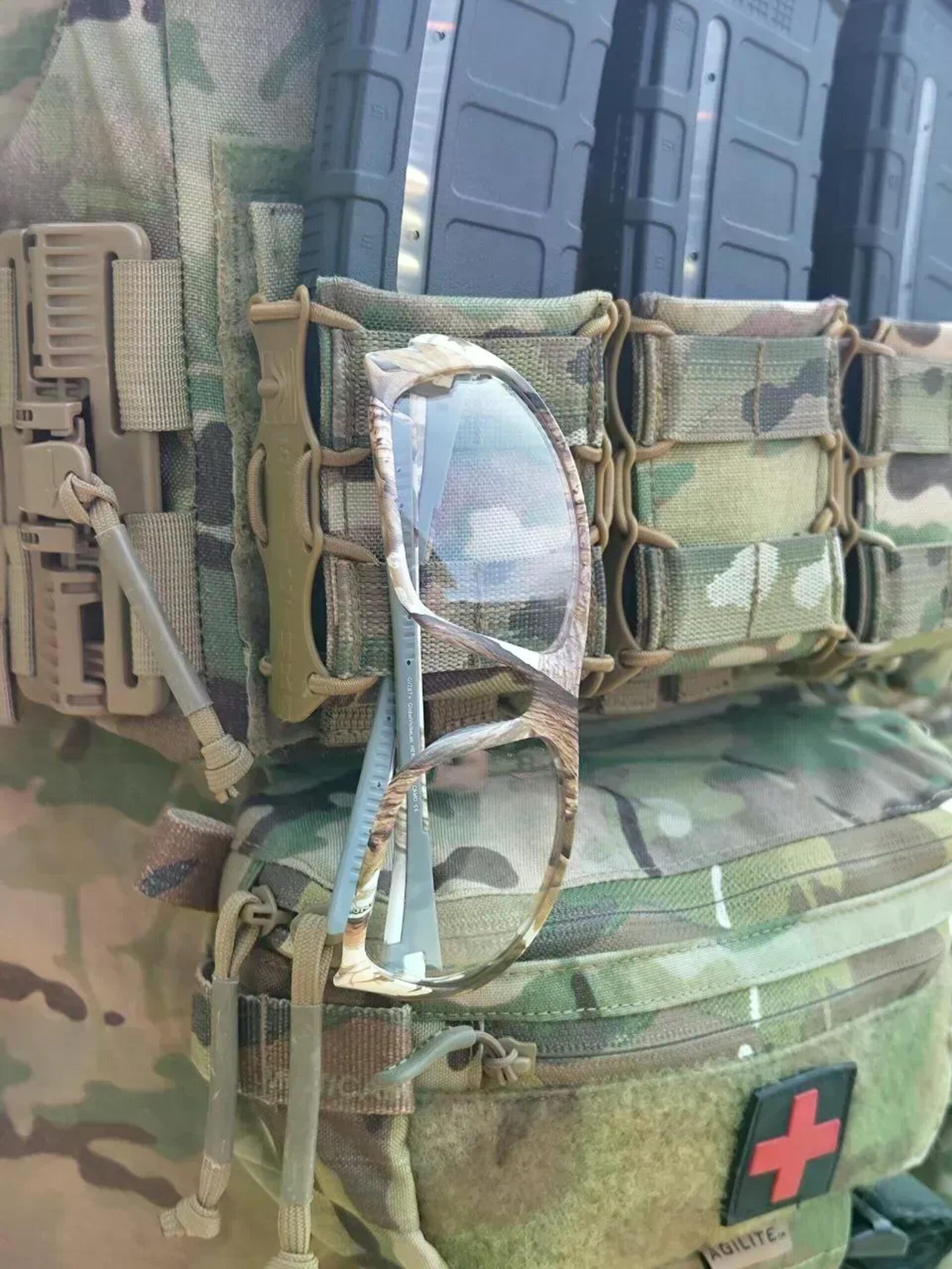 Окуляри захисні Global Vision Hercules-5 White Camo (gray), сірі в камуфльованій оправі