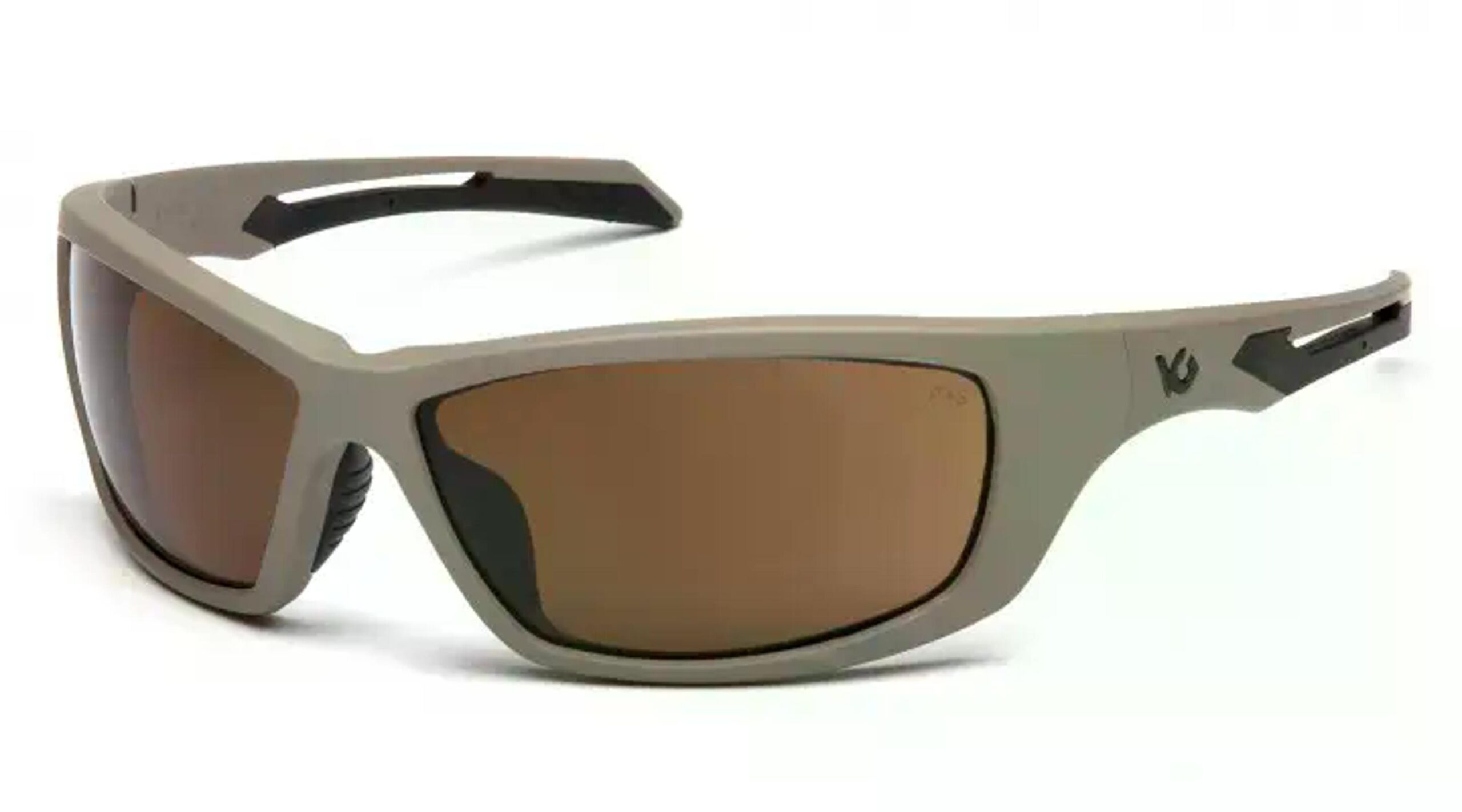 Захисні окуляри Venture Gear Tactical Howitzer Tan (bronze) Anti-Fog, коричневі в пісочній оправі